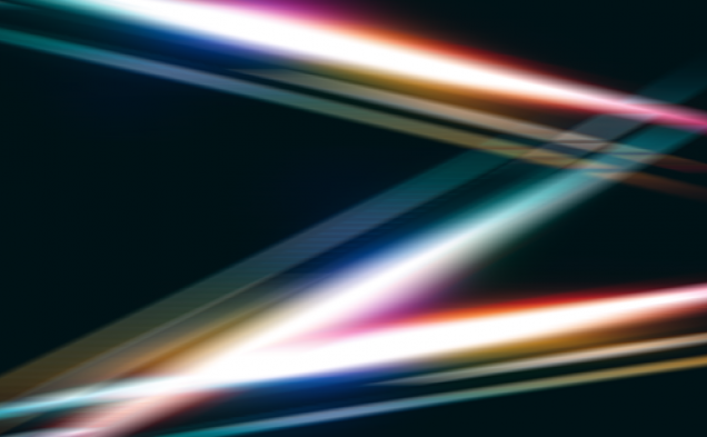 Rainbow abstract horizontal lines